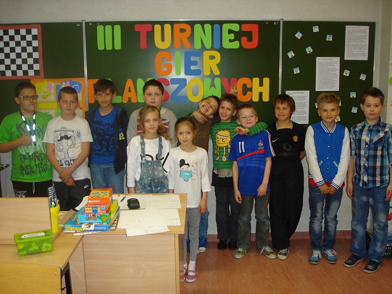 III Turniej Gier Planszowych  dla klas I-III