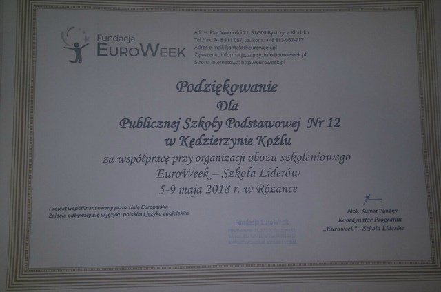 EUROWEEK – OBÓZ JĘZYKOWY