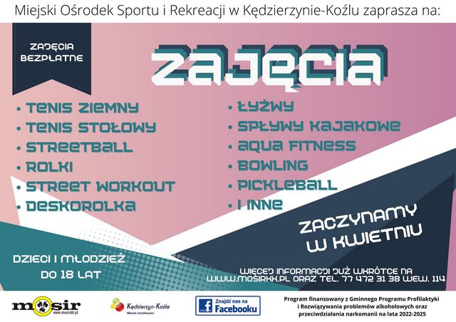 Oferta bezpłatnych zajęć – Program