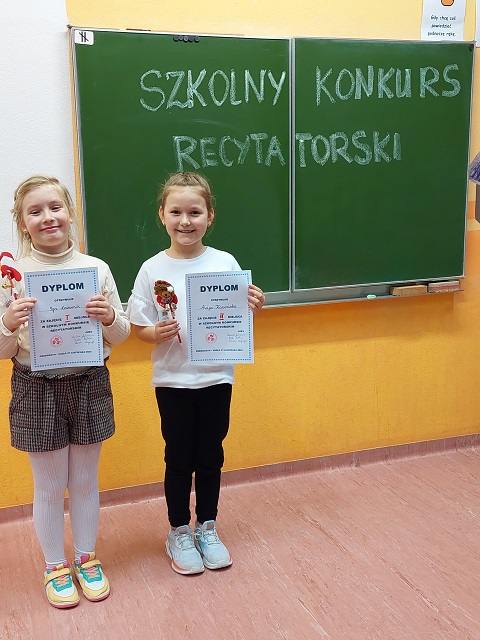 Szkolny konkurs recytatorski klas 1-3